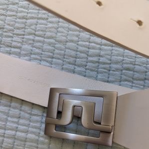 J. Lindeberg White Belt sz 40